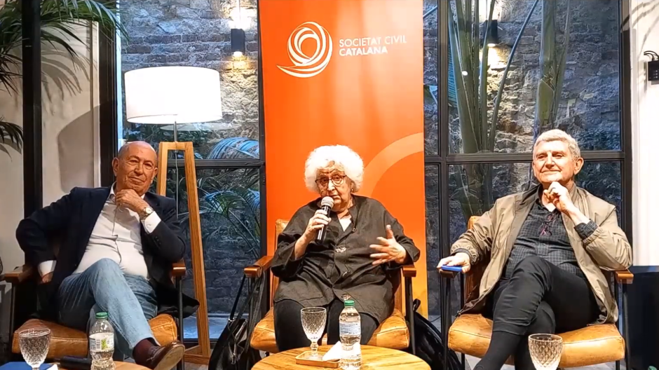 Teresa Freixes, Nicolás Redondo y J. M. Pérez Tornero debaten sobre Estado de Derecho y democracia