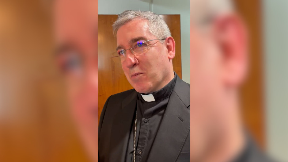 El obispo de San Sebastián, Monseñor Fernando Prado