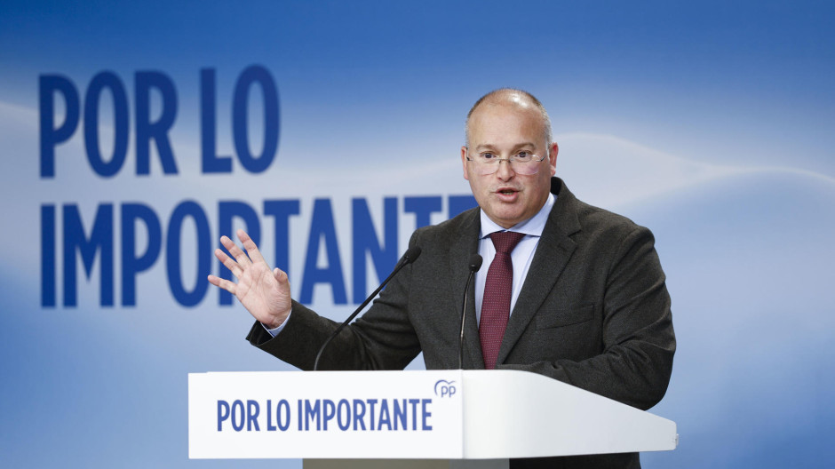 El vicesecretario de Organización Territorial del Partido Popular, Miguel Tellado, este lunes
