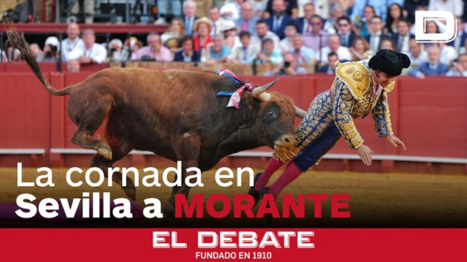 Morante de la Puebla sufre una cogida en el segundo toro de su última corrida en Sevilla