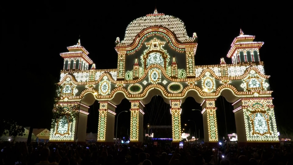 Alumbrado de la Feria de Sevilla