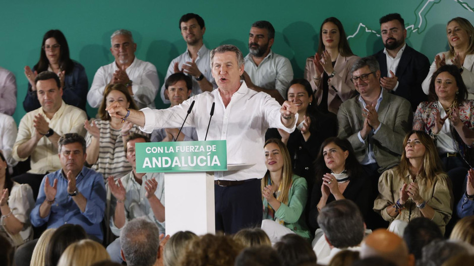 El presidente del Partido Popular, Alberto Núñez Feijóo