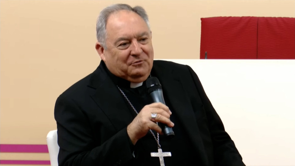 El Obispo de Canarias durante su intervención en el pleno de la Conferencia Episcopal Española (CEE)