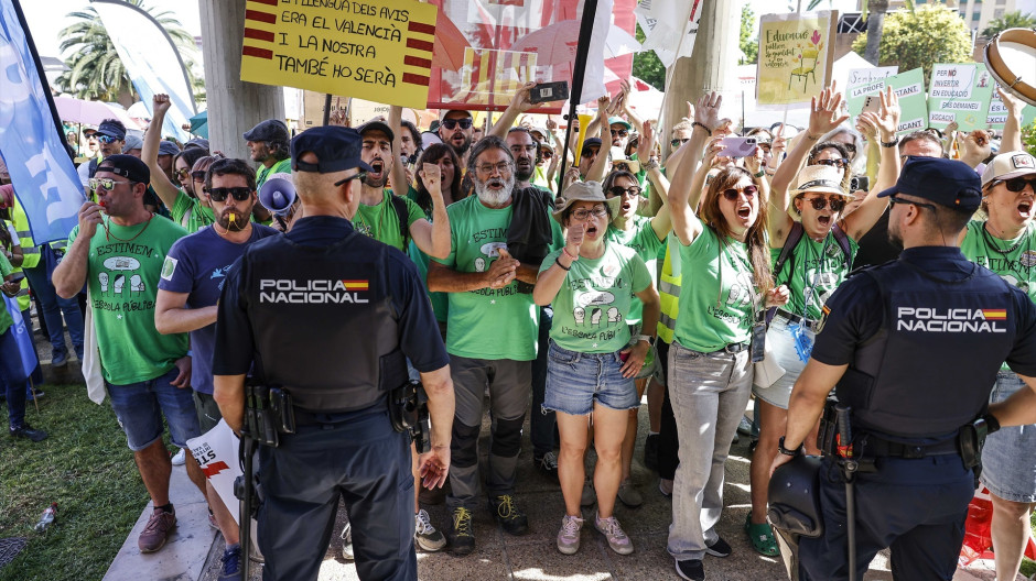 Huelga educación Comunidad Valenciana