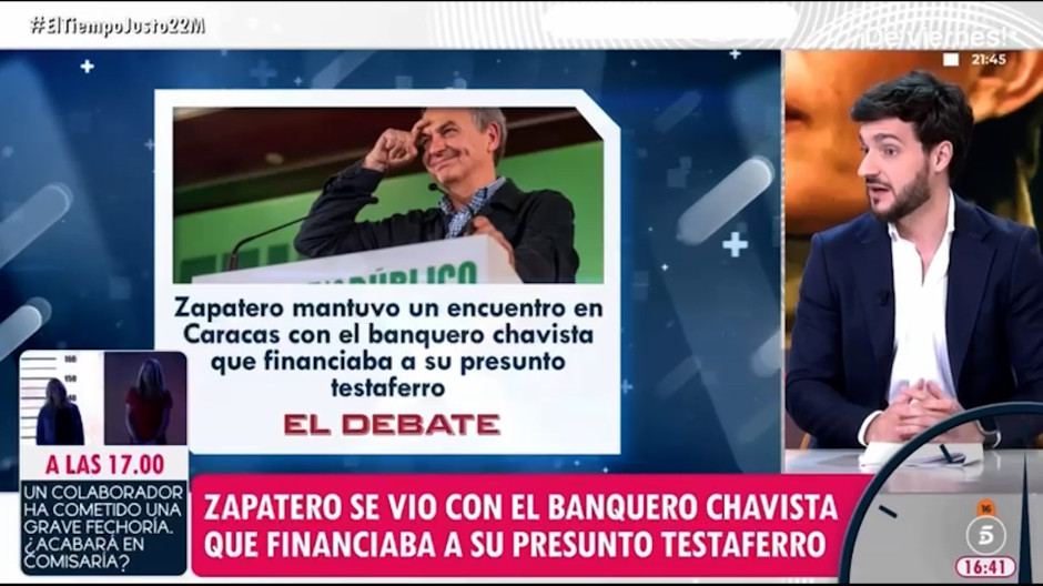 Entrambasaguas: «Zapatero estuvo reunido con un empresario venezolano de la trama que ha aparecido muerto»
