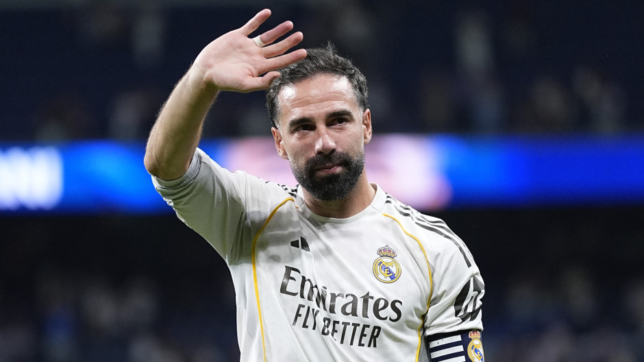 Daniel Carvajal en el Bernabéu