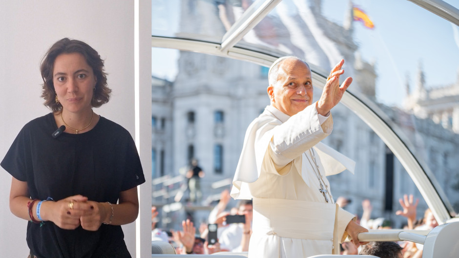 La corresponsal de El Debate en el Vaticano, María Rabell