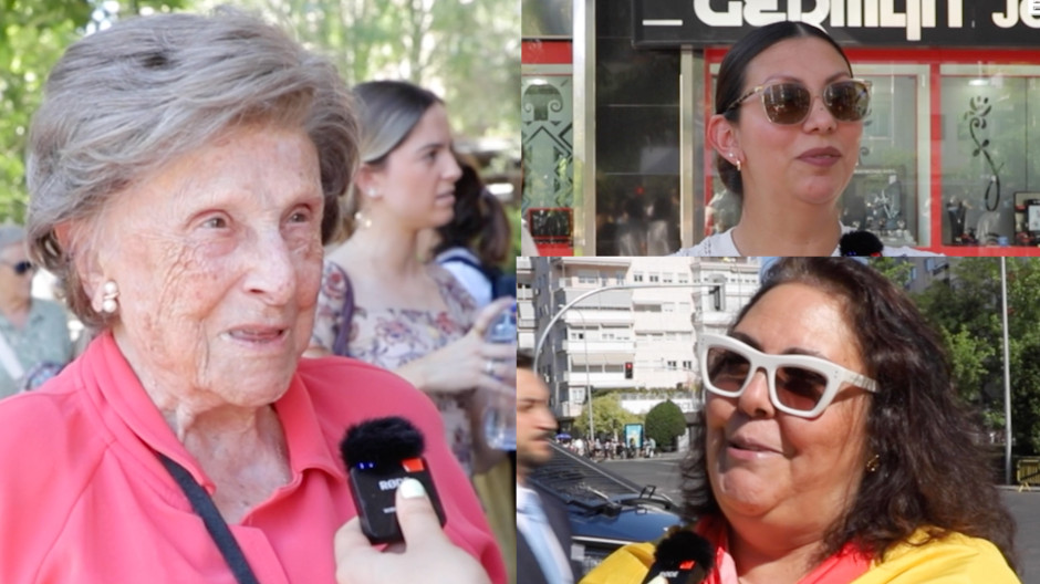 Los asistentes al encuentro del Papa en el Bernabéu