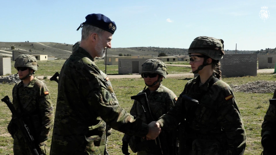 Don Felipe VI, junto a la Princesa Leonor