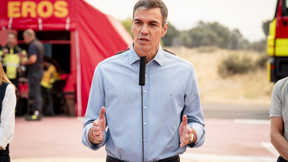 Sánchez visita el Puesto de Mando Avanzado de Vall d'Uixó (Castellón)