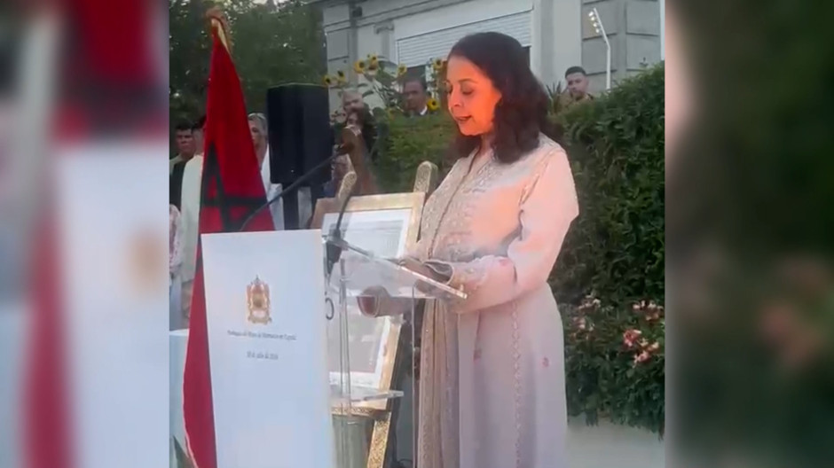 La embajadora marroquí Karima Benyaich