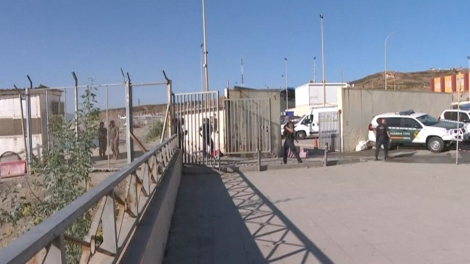 Imagen de la frontera de Ceuta con Marruecos