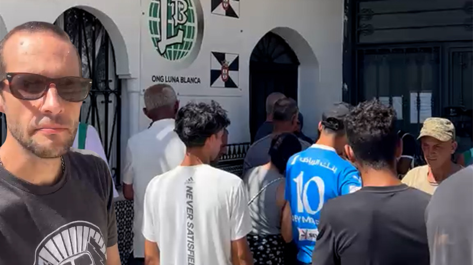 La ONG Luna Blanca, «saturada» en el reparto de comida: «Primero a los de aquí»