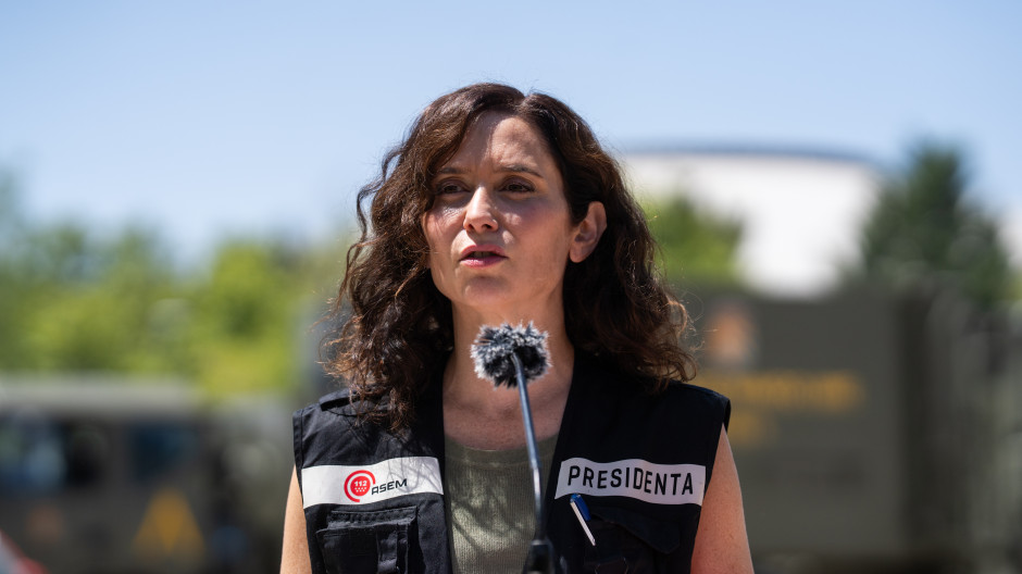 La presidenta de la Comunidad de Madrid, Isabel Díaz Ayuso