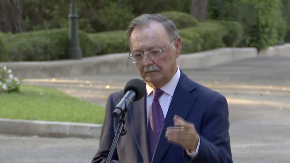 Juan Jesús Vivas comparece tras la reunión con el Rey Felipe VI