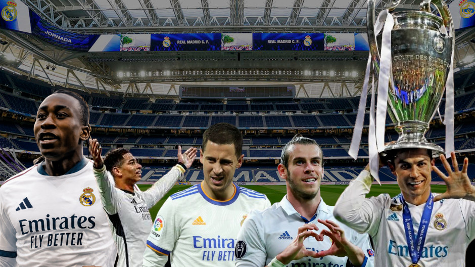 Los cinco fichajes más caros de la historia del Real Madrid