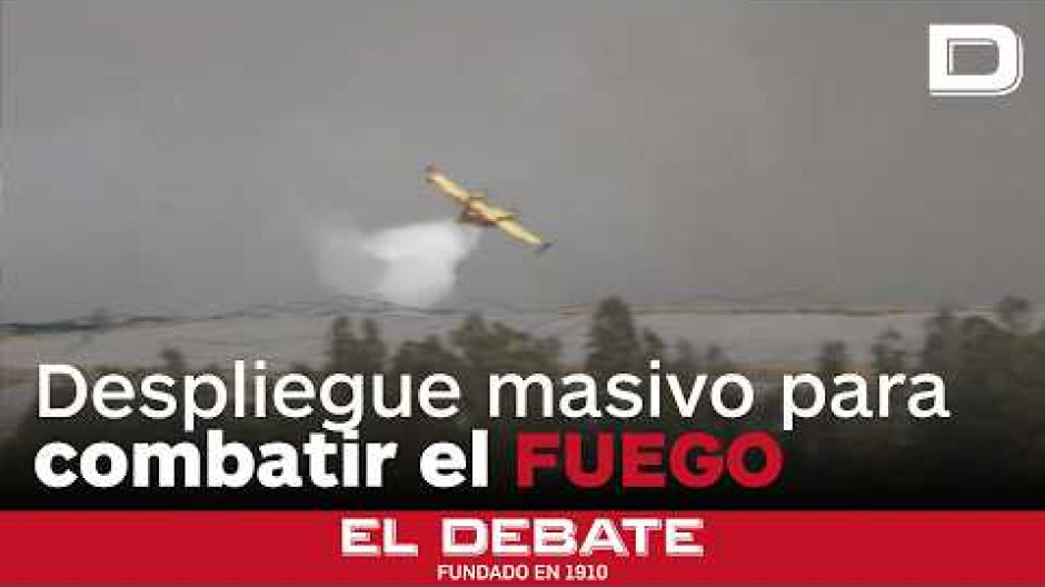La lucha contra el fuego se recrudece en Huelva: 24 medios aéreos trabajan desde las alturas