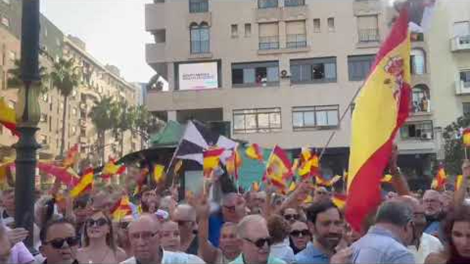 Manifestación en Ceuta contra la crisis migratoria