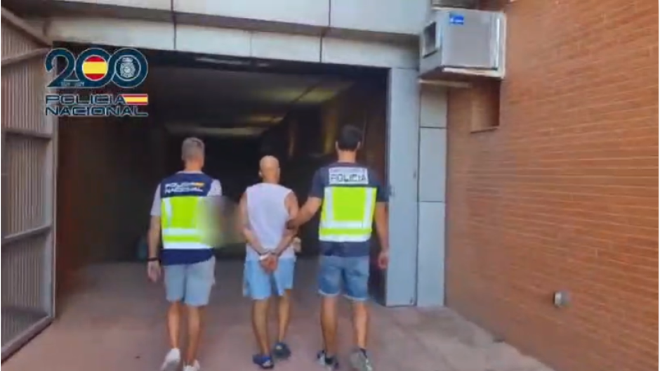 Imagen de la detención en Elche