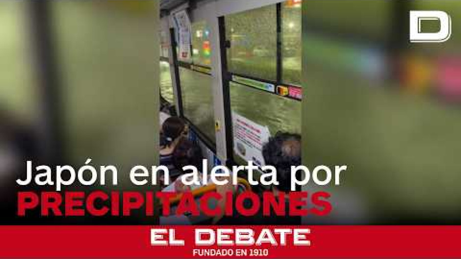 Japón, en alerta por fuertes precipitaciones