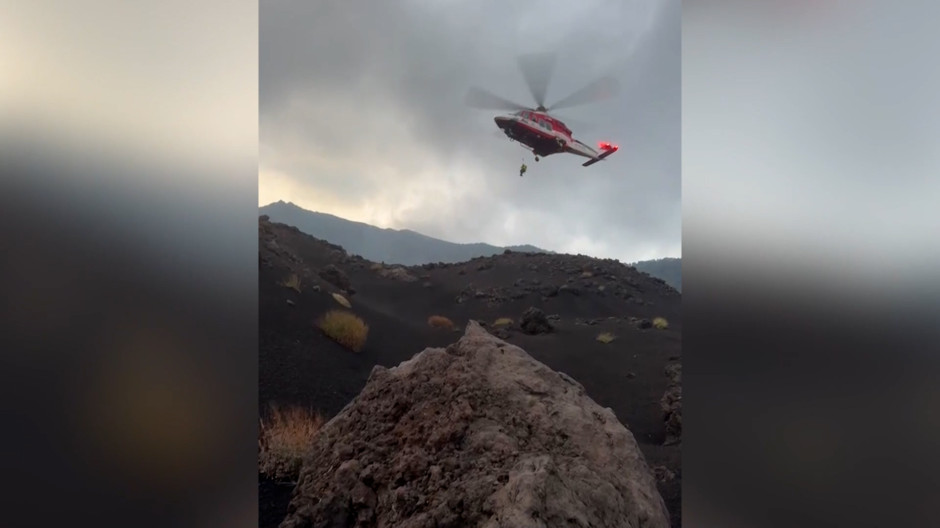Un turista estadounidense fallece escalando el Etna al ser alcanzado por un rayo