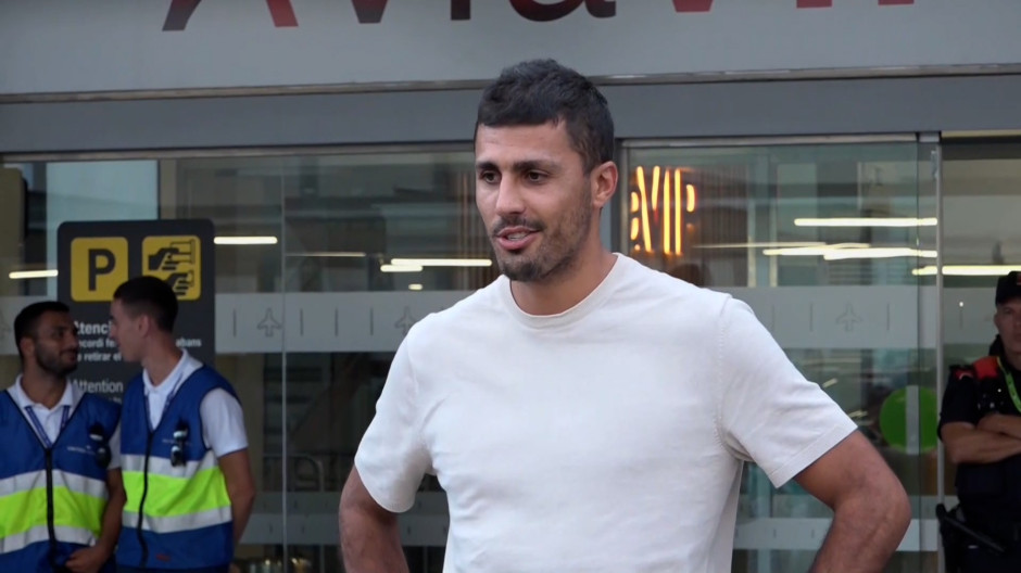 Las primeras palabras de Rodri tras fichar por el Barcelona: «Es un sueño»