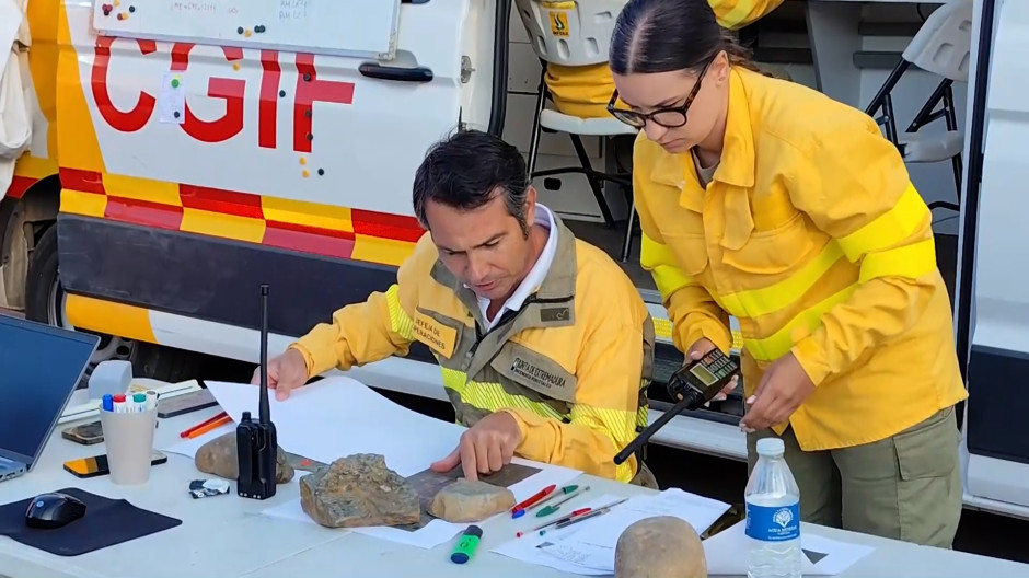 El regreso a casa de los vecinos de Las Hurdes tras el incendio