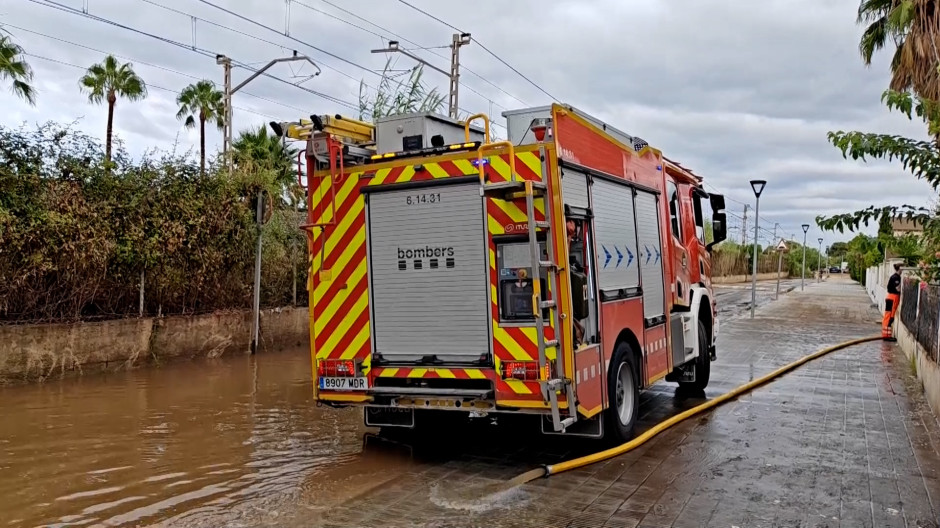 Once heridos en Tarragona por las lluvias y 300 desalojados