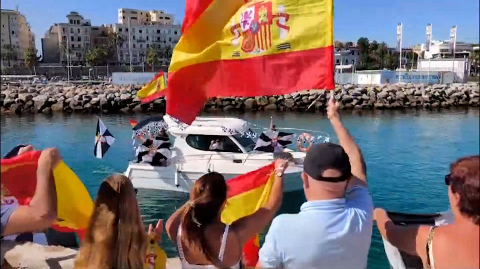 La flotilla de apoyo a Ceuta