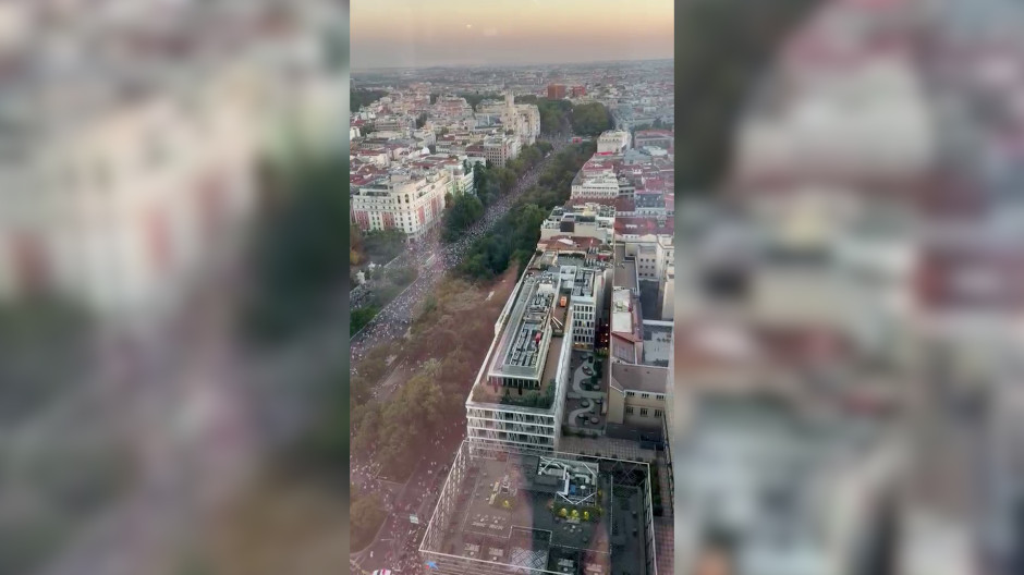 El vídeo que muestra la verdadera magnitud de la histórica concentración en Madrid en defensa de Ceuta