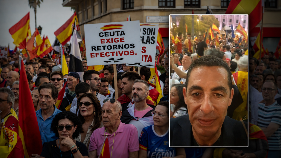 Antonio Naranjo, en la concentración de Ceuta: «No sé si en Moncloa lo quieren oir, pero la gente está harta»