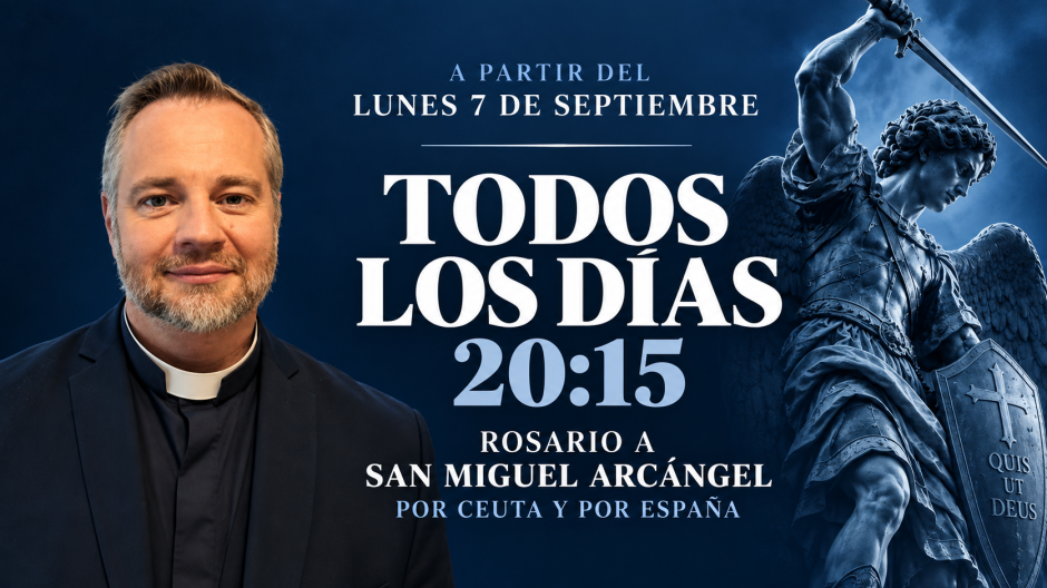 El sacerdote Jesús María Silva convoca todos los días, a partir de las 20.15, un momento de oración