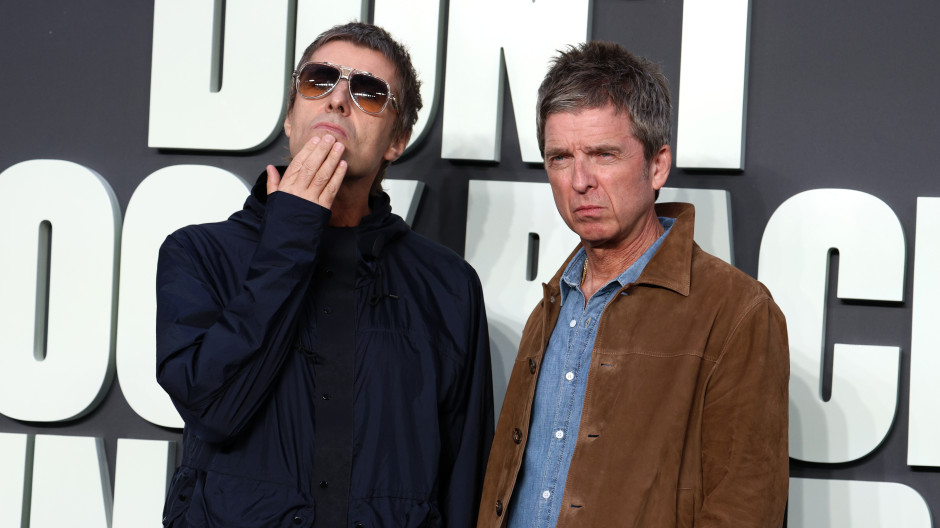 Liam y Noel Gallagher, en la premiere de su documental "Oasis: Don't Look Back In Anger"