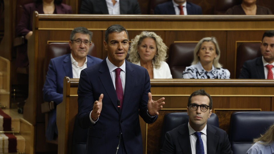 El presidente del Gobierno, Pedro Sánchez