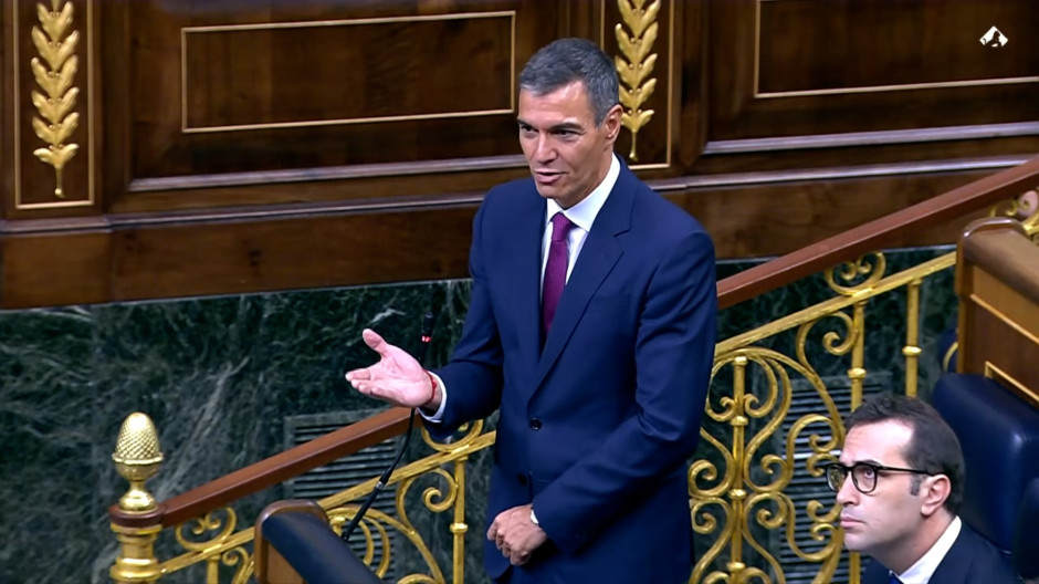 El presidente del Gobierno, Pedro Sánchez