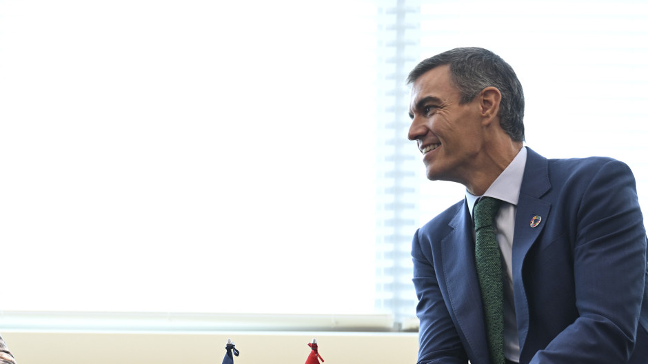El presidente del Gobierno, Pedro Sánchez