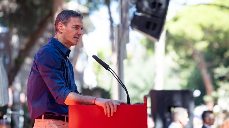 El presidente del Gobierno, Pedro Sánchez