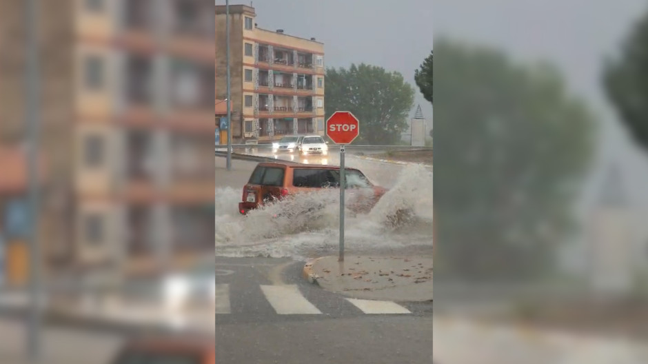 Tromba de agua en Valencia
