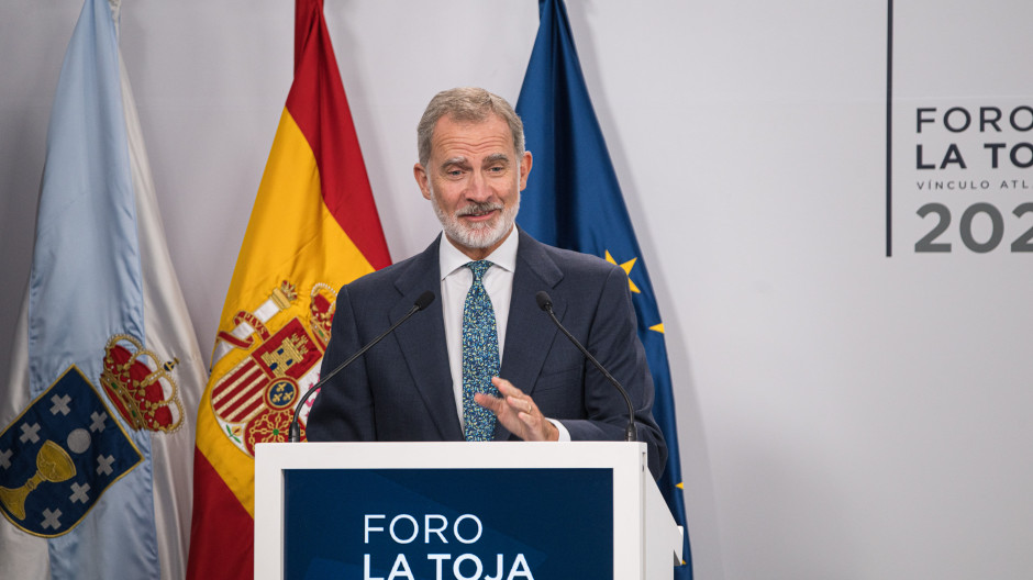 DIRECTO | El Rey, Sánchez, Rueda y Rebelo de Sousa inauguran el Foro La Toja-Vínculo Atlántico