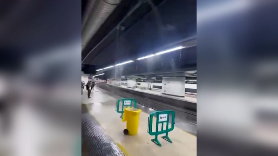 El temporal obliga a suspender el AVE entre Barcelona y Tarragona y deja tres trenes cancelados