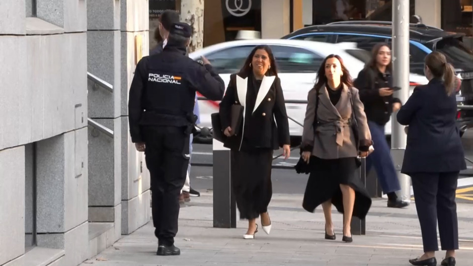 La magistrada Biedma llega a la Audiencia Nacional para declarar por el caso Leire