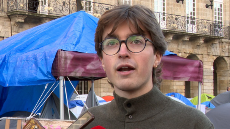 Acampados en el Obradoiro