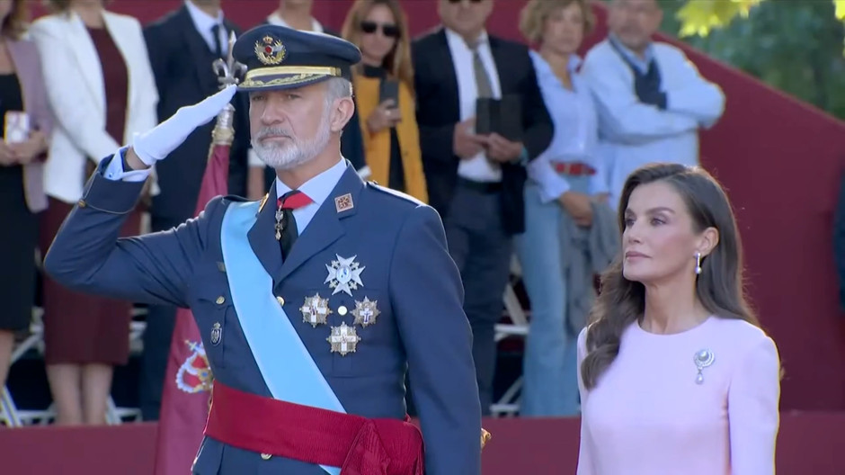 Así ha sonado el himno de España en el Día de la Hispanidad del 12 de octubre