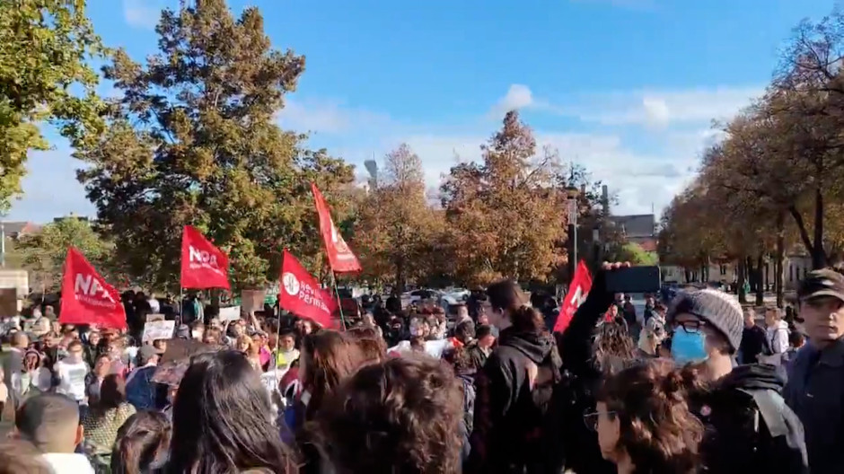 Al menos 166 personas han sido detenidas en Francia en el marco de las protestas de estudiantes y 'chalecos amarillos'