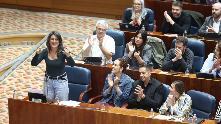 La portavoz de Más Madrid en la Asamblea de Madrid, Manuela Bergerot
