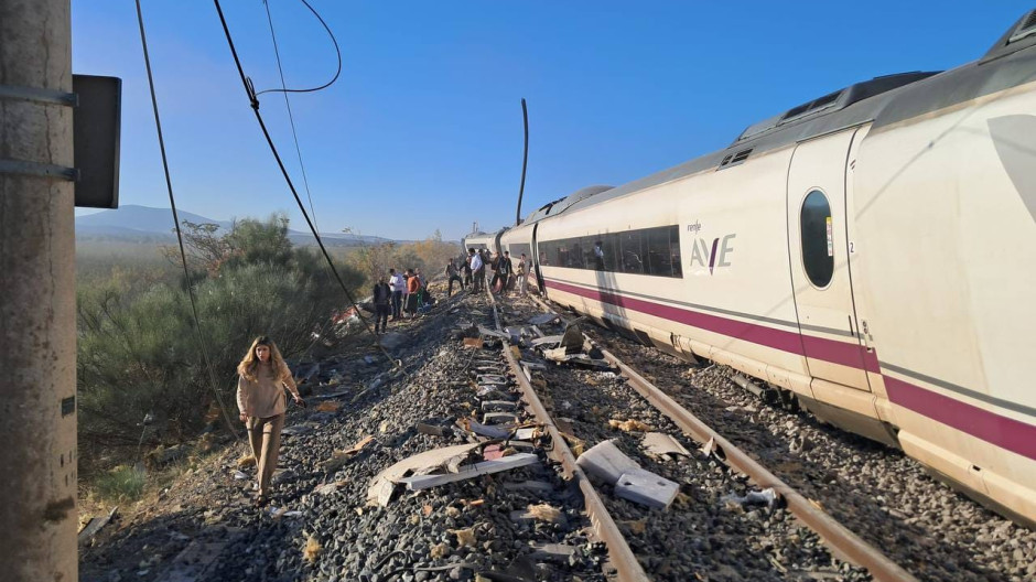 Convoy de Renfe accidentado en Toledo