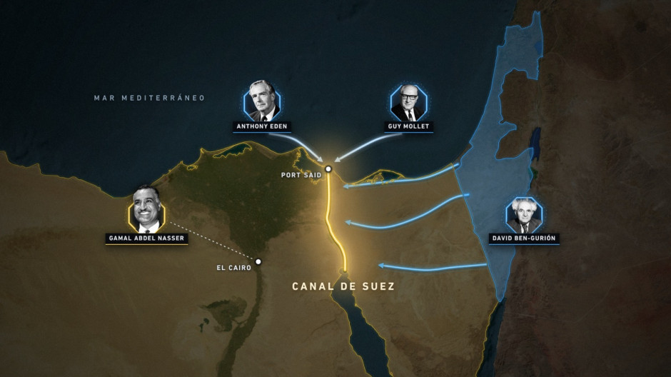 La crisis de Suez de 1956: la guerra que acabó con el poder de Reino Unido y Francia en Oriente Medio
