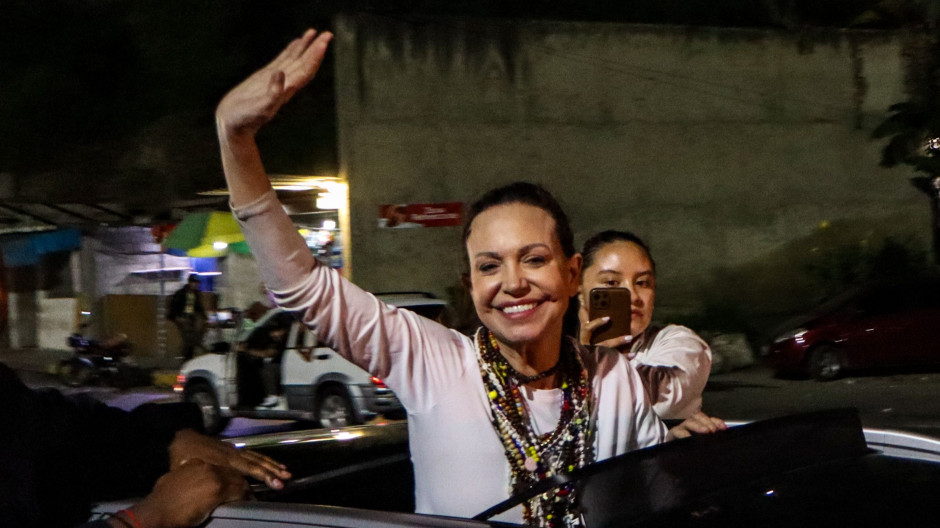 La líder de la oposición venezolana María Corina Machado