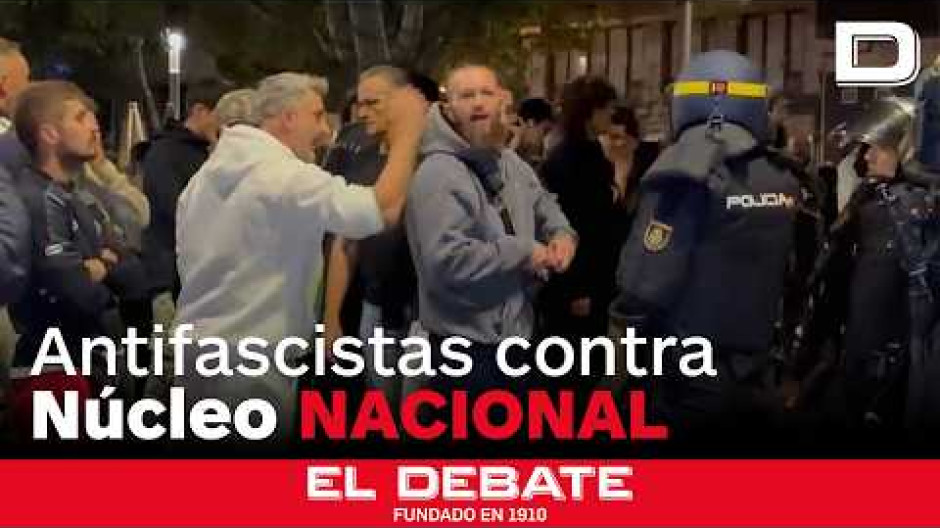 Antifascistas contra Núcleo Nacional en Palma de Mallorca