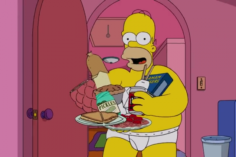 Homer Simpson
De los 365 días del año (o 366 si es bisiesto), el peor para Homer Simpson es el 1 de noviembre. Si quiere celebrar el Día Mundial del Veganismo no puede comer hamburguesas , perritos calientes ni costillas. Y lo que es aún peor para él: tampoco donuts porque llevan huevo, leche y mantequilla. Qué día más malo para Homer…